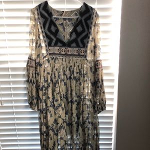 Free People embroidered dress